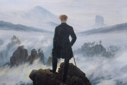 « Le Voyageur contemplant une mer de nuages », par Caspar David Frierdrich (1818). Wikimedia