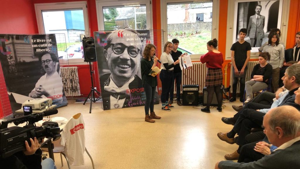 Jean Guéhenno reçoit un vibrant hommage dans le lycée qui porte son nom Jean Guéhenno reçoit un vibrant hommage dans le lycée qui porte son nom