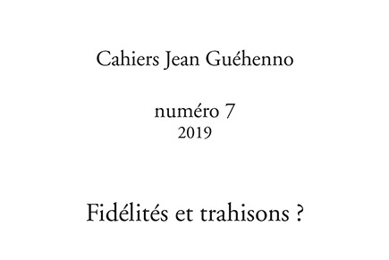Couverture-Cahiers7-Guehenno-vignette